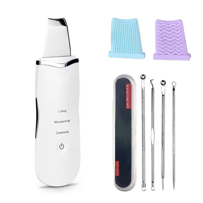 Ultrasonic Skin Scraper Peeling Blackhead Remover