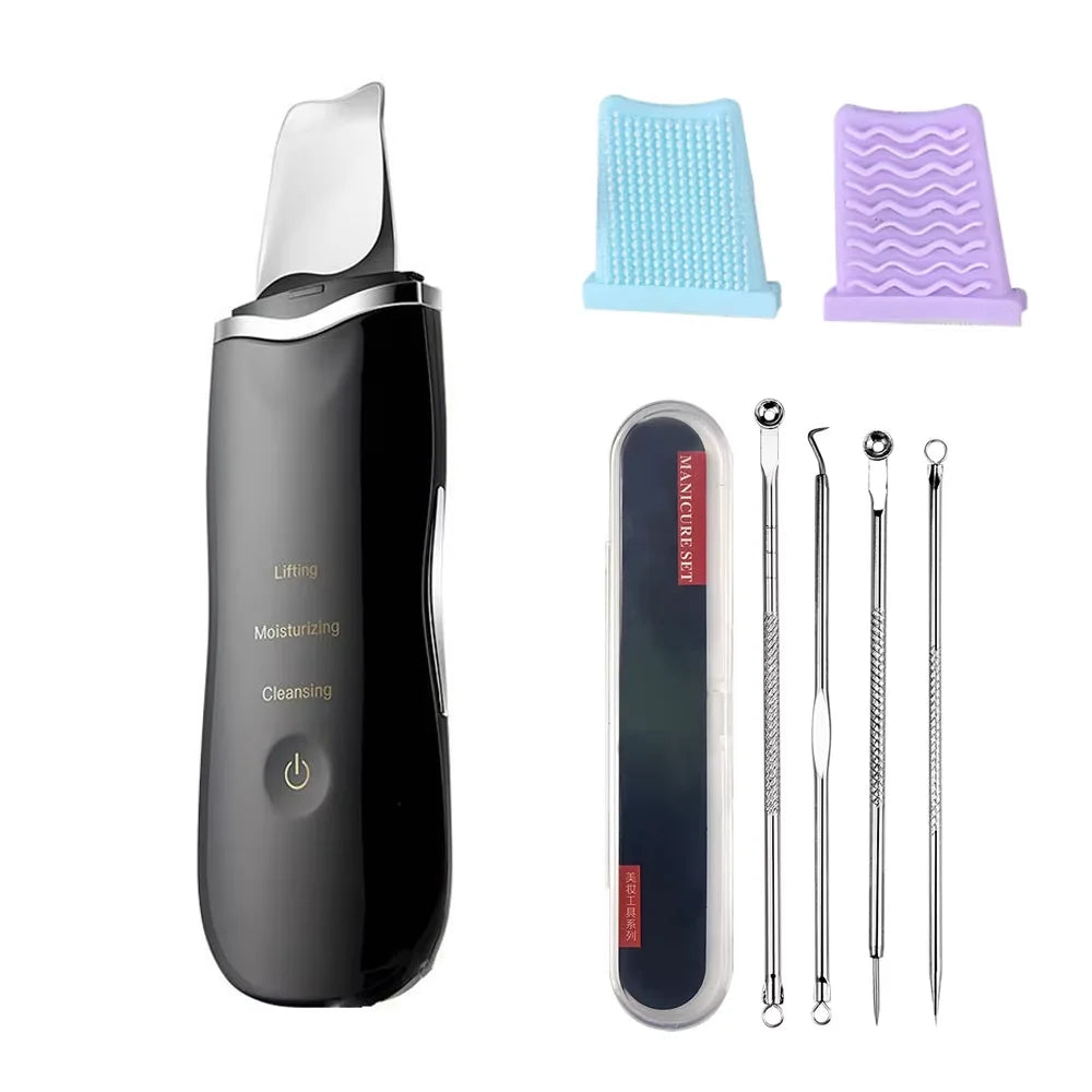 Ultrasonic Skin Scraper Peeling Blackhead Remover